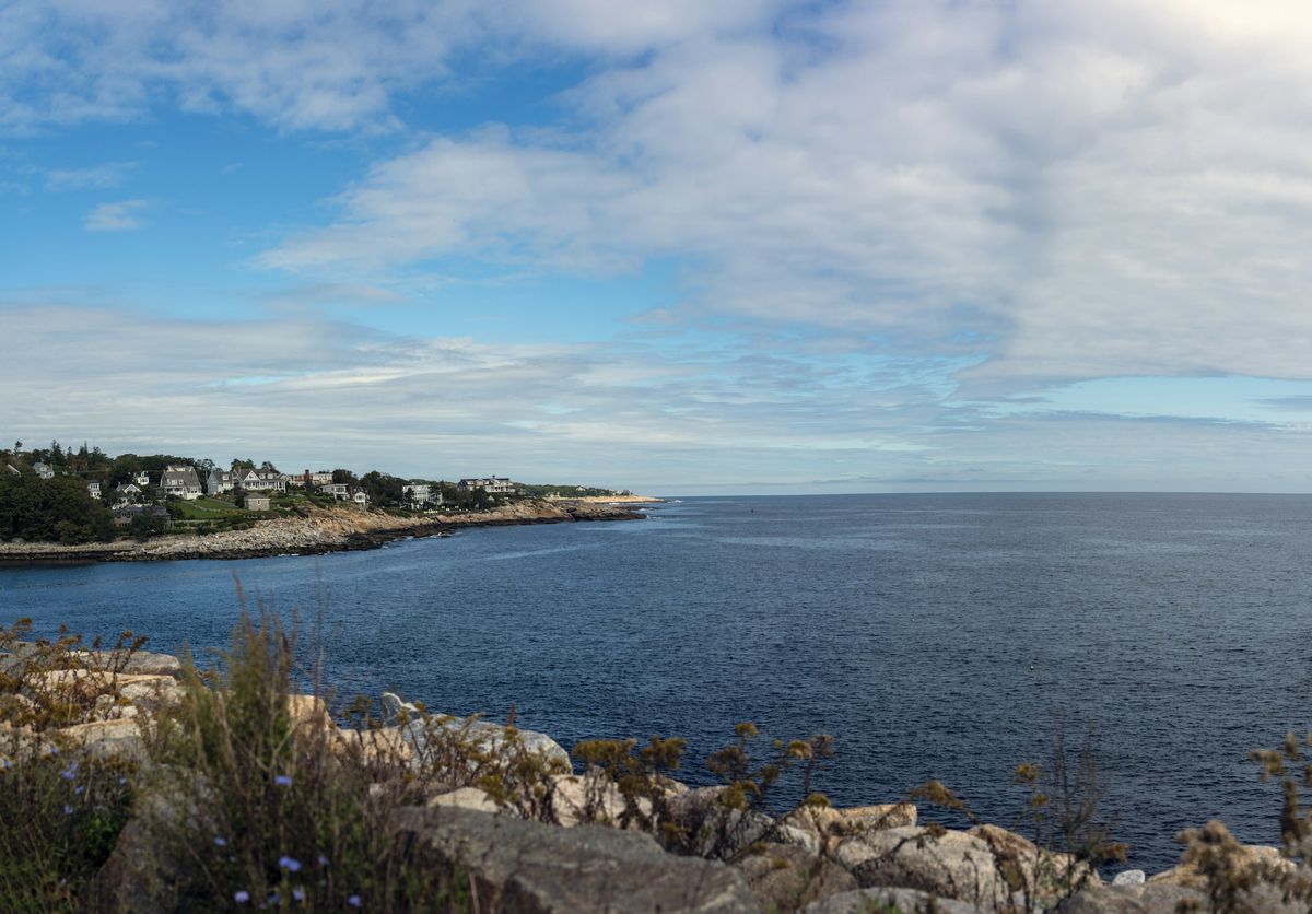 View from Old Granite Pier over Pigeon Cove